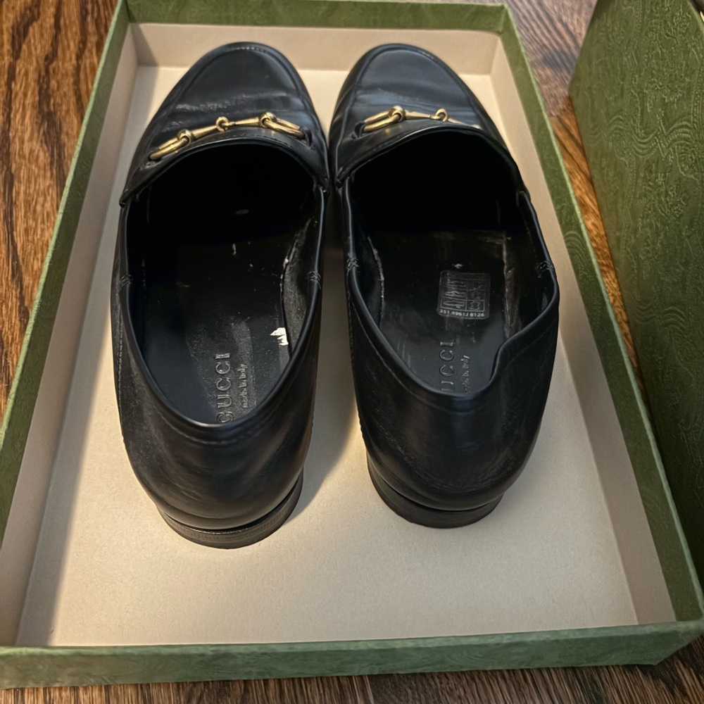 Black Gucci Loafers size 6.5! (36.5) - Picture 3 of 7